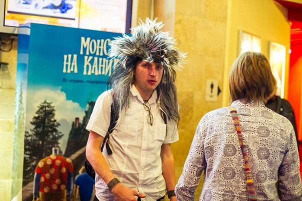 вот такое чудо было на ночи аниме)