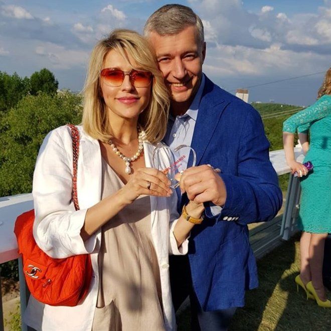 Екатерина Архарова с мужем