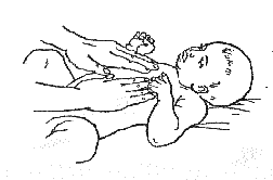 массаж груди ребенку 1 2 3 месяцев