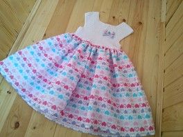 Платье "Rainbow hearts"" Платье "Rainbow hearts""