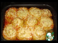 "Улитки" с мясом ингредиенты
