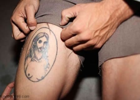 Иисус татуировка