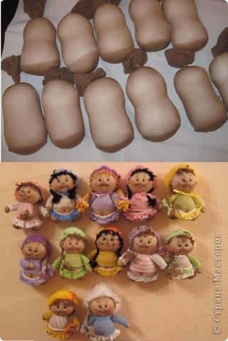 Мастер-класс,  Шитьё, : Радужные пупсы Капрон, Тесьма . Фото 60