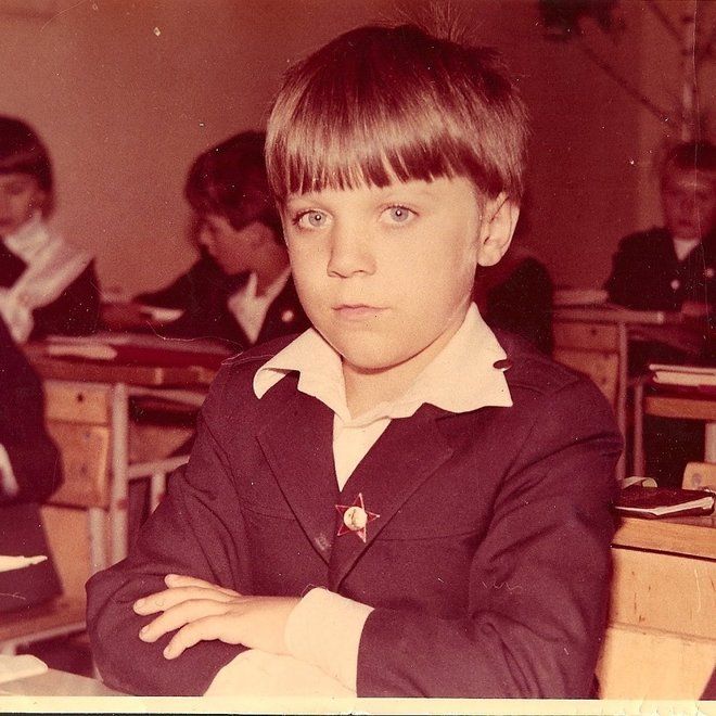 Джемал Тетруашвили в школьные годы