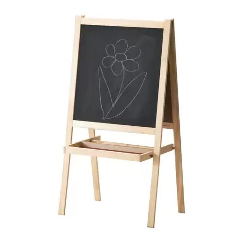 МОЛА Доска-мольберт IKEA Складывается и экономит место. 2 стороны - для фломастеров и мелков.