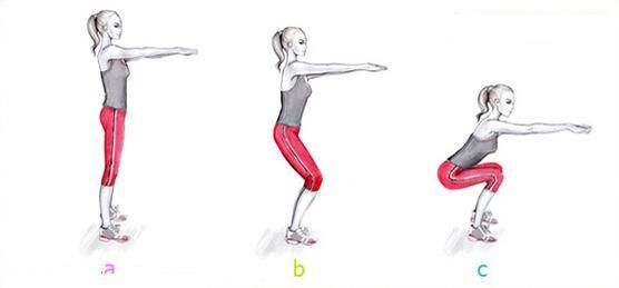Приседания картинки упражнения