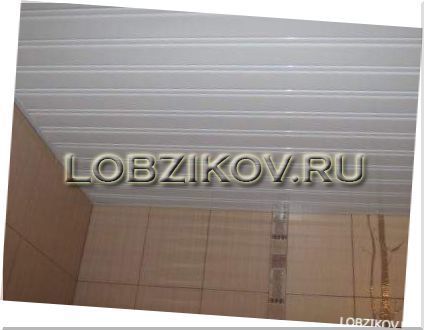 Потолок из сайдинга