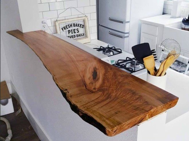 Чем покрыть деревянную столешницу для кухни? - Все про мебель