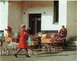 Советская детская коляска