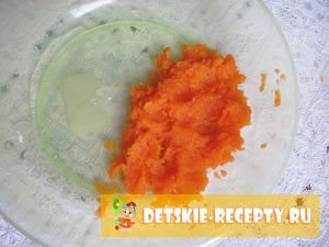 морковно-яблочное пюре
