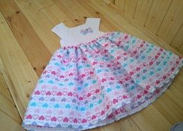 Платье "Rainbow hearts"" Платье "Rainbow hearts""