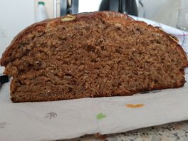 Полезный цельнозерновой хлеб с кориандром. Полезный цельнозерновой хлеб с кориандром.