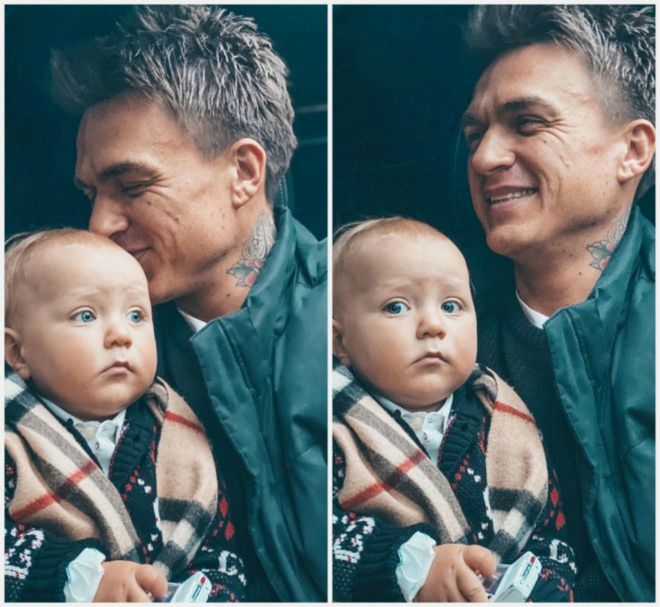 Влад Топалов с сыном Михаилом