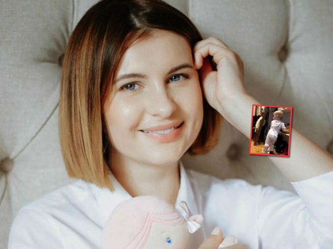 Мамы поймут: Анна Цуканова-Котт поделилась забавным видео о годовалой дочери