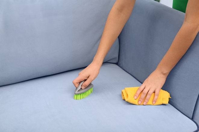 Почистить диван от запаха мочи