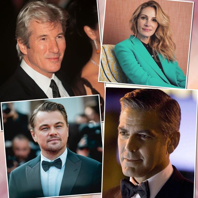   Instagram @richardtiffanygereoffical, @_julia_fiona_roberts_, @lacollezionistamaniacale, @ggeorgeclooney.official 