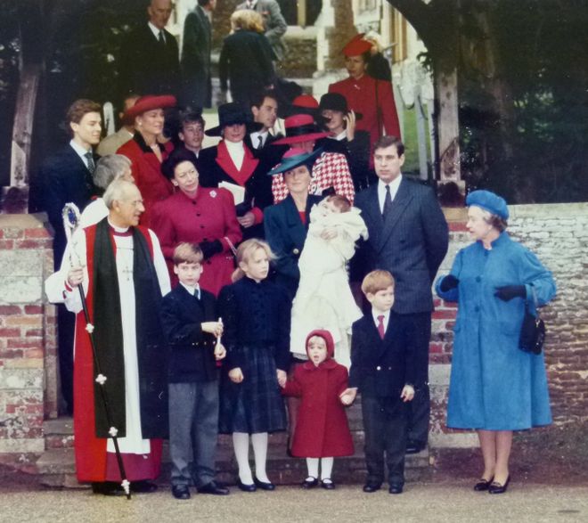 Крестины принцессы Евгении. 1990 г. Facebook @hrhthedukeofyork